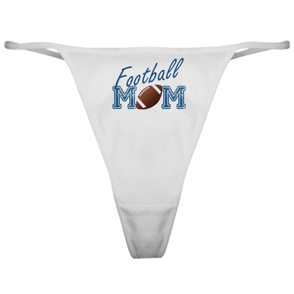 CafePress - Football Mom Classic Thong - Women's Novelty Thong Panties Underwear
