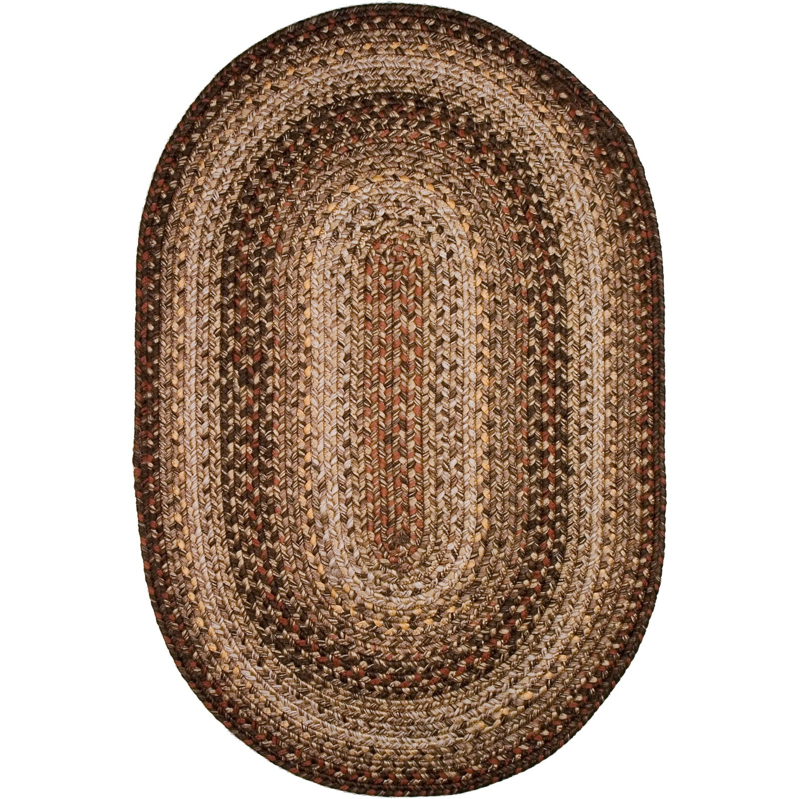 Homespice Decor Out Durable Indoor Outdoor Braided Area Rug Driftwood