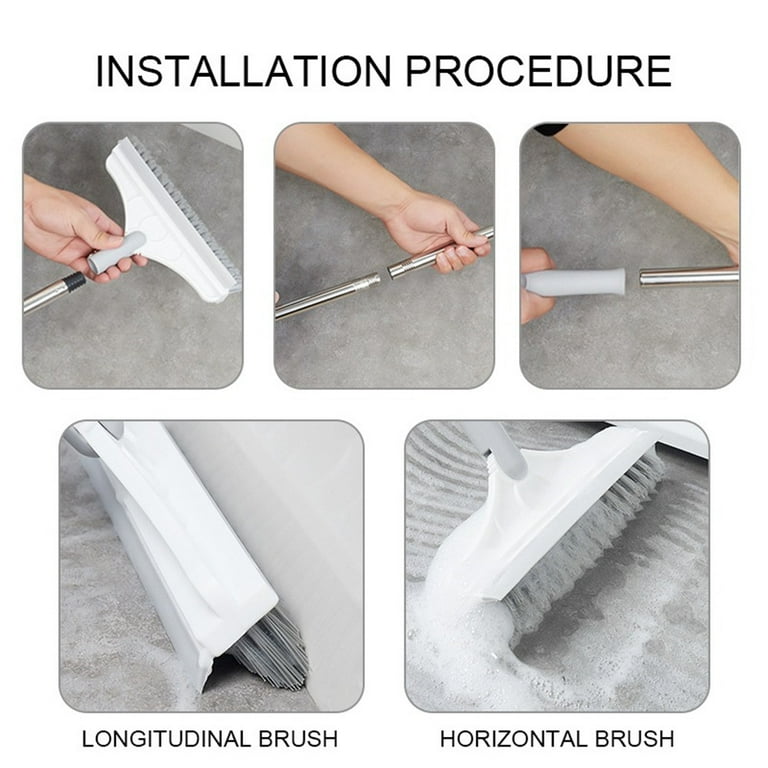 V-shaped Crevice Brush, Bathroom Long Handle Brush, Floor Brush
