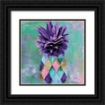 thumbnail image 1 of Sophie 6 15x15 Black Ornate Wood Framed with Double Matting Museum Art Print Titled - Pineapple Juice I, 1 of 4