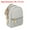 Grey, variant on Uxcell Mini Backpack Cute Cosmetic Bag for Women, PU Leather Creative Pendant Keychain Coin Purse for Makeup Key Card Data Cable Organizer Grey