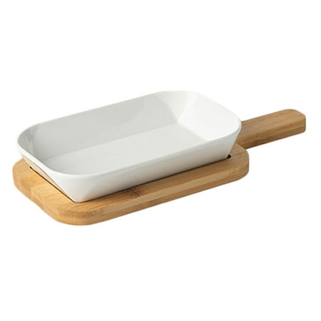 

Dish Baking Ceramic Pan Oven Bakeware Bowl Dishes Plates Casserole Porcelain Tray Set Roasting Plate Salad Oval Food