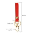 thumbnail image 2 of Uxcell PU Leather Keychain,Key Holder Keyring with Metal Key Ring Anti Lost  Clasp for Men and Women,Red,2 Pack, 2 of 6