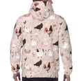 thumbnail image 7 of Lsque Funny Chicken Pattern Casual Men's Hoodie,Hooded Sweatshirt with Kangaroo Pocket,Pullover Hoodie-Large, 7 of 7