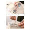 thumbnail image 2 of , , Artículos de Tocador Impermeables de Gran Capacidad de Tamaño de Viaje, Bolsa Organizadora de Maquillaje Azul Marino, 2 of 7