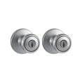 thumbnail image 2 of Kwikset Tylo Satin Chrome Entry Knobs ANSI/BHMA Grade 3 1-3/4", 2 of 2