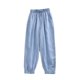 thumbnail image 1 of Odeerbi 4-9 Años Niñas Pantalones Vaqueros Jogger Pantalones Vaqueros Primavera Cintura Elástica Pantalones Vaqueros Deportes, 1 of 6
