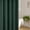 Dark Green, variant on Extra Long Black Shower Curtain Boho, 72 x 84 Cotton Blend Waffle Weave Stripe Textured Heavy Duty, Fabric Shower Curtain for Bathroom