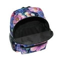 thumbnail image 6 of FORMRS School Backpack with Front Zippered Pocket 12" Student Travel Daypack, Colorful Art Flowers, 6 of 6