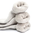 thumbnail image 2 of Yoicy Womens Heavy Thick Wool Socks Soft Warm Comfort Winter Crew Socks 3Pack,Grey, 2 of 3