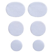 6 Pcs Shoe Patches for Holes,Shoe Hole Repair Patches,3 Sizes Shoe Repair Kit,Self-Adhesive Repair Sticker,Round Shoe Repair Patches,Toe and Heel Protectors for Sneakers and Cloth Shoes,Black
