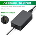 thumbnail image 5 of For Microsoft Surface Pro 3 4 5 6 Laptop Book Power Adapter Charger 44W 1800, 5 of 11