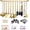 2.37 piece gold set, variant on Rainbow Cooking Utensils Set, Stainless Steel 37 count Kitchen Utensils Set with Titanium Colorful , Kitchen Tool Gadgets Set with Utensil Rack Heat Resistant Dishwasher Safe