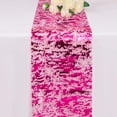 thumbnail image 2 of Hot Pink Table Runner Pink Sequin Metallic Decorations Party Birthday for Bachelorette Wedding Shower Christmas, Sparkle Dining Table Centerpieces Glitter Foil, 2 of 6