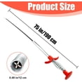 thumbnail image 6 of Drain Snake 75 Feet, Plumbing Snake Drain Hair Clog Removal Tool, Sink Unclogger Drain Cleaner Tool for Bathroom Kitchen Tub Shower Drain Clog Remover,Flexible Grabber Claw Pick Up Reacher, 6 of 7