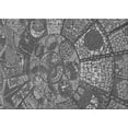 thumbnail image 1 of Ahgly Company Machine Washable Indoor Rectangle Transitional Dark Gray Area Rugs, 8' x 12', 1 of 7