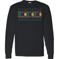 thumbnail image 3 of Inktastic Mardi Gras Mirror Words Long Sleeve T-Shirt, 3 of 5