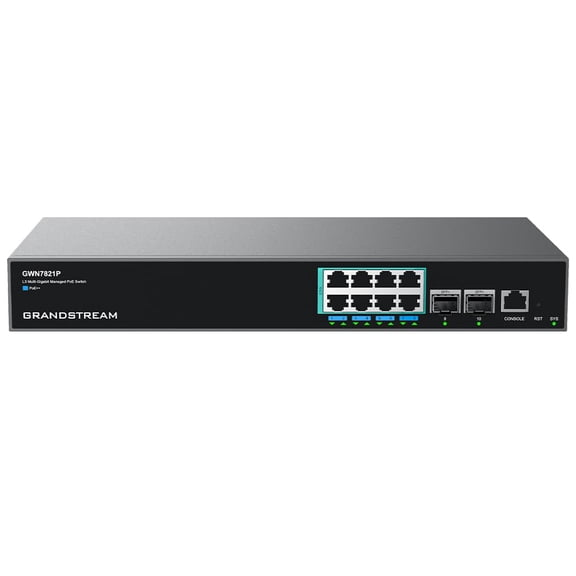 Grandstream GWN7821P Layer 3 multi-gigabit network switches