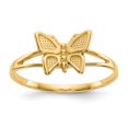 thumbnail image 1 of 14K Yellow Gold Children's Butterfly Ring, 1 of 2