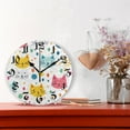 thumbnail image 2 of Wall Clock 10 Inch Silent Non-Ticking 8 Cute Cats Battery Operated Rustic Retro for Living Room Home Kitchen Bathroom, 2 of 7