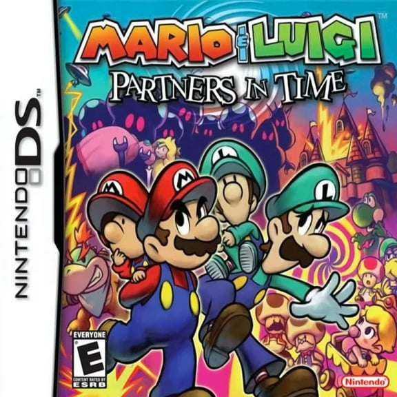 NDS Game Maro & Luigi: Partners In Time DS PKM-PKQ Games Cartridge Card for NDS NDSI 3DS Console US Version