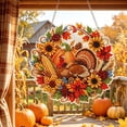 thumbnail image 2 of OVFUIZ Fall Diamond Art Painting Kits for Adults Pumpkin Sunflower Acrylic Window Hanging Decor DIY Sparkling Ornament Autumn Home Decoration, 2 of 5
