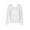 White, variant on Ladies Classic Logo Graphic Cotton Crew Neck Sweatshirt White XS