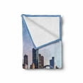 thumbnail image 2 of City Soft Flannel Fleece Throw Blanket, Early Morning Scenery in Melbourne Australia Famous Yarra River Scenic, Cozy Plush for Indoor and Outdoor Use, 50" x 70", Orange Green Pale Blue, by Ambesonne, 2 of 6