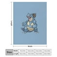 thumbnail image 4 of Pokemon Nidoqueen Throw Blanket Cute Flannel for Boys Girls Men Women, 4 of 7