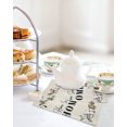 thumbnail image 4 of Home Sweet Kitchen Dish Towels for Drying Dishes Set of 4, Wreath Botanical Farmhouse Plants Beige Waffle Weave Microfiber Hand Tea Bathroom Towels Quick Dry & Absorbent Towel 12x12, 4 of 7