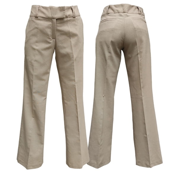 Pantalón de Vestir Dama Mujer Casual de Lino Oficina