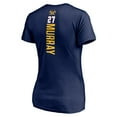 thumbnail image 3 of Women's Jamal Murray Navy Denver Nuggets Playmaker Name & Number V-Neck T-Shirt, 3 of 3
