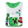thumbnail image 4 of Minecraft Boys Long Sleeve Top and Pants Pajama Set, 2-Piece, Sizes 4-16, 4 of 4