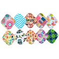 thumbnail image 2 of Almohadillas menstruales JOBEBE reutilizables, lavables, 20,3 cm, 10 unidades, 2 of 3