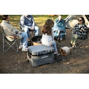 Igloo 52 QT Overland Ice Chest Cooler with Wheels, Gray