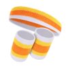 thumbnail image 2 of LJNYFDC Sweatbands Set Sweatbands Set Soft Elastic Wicking Wristbands Breathable Quick Drying Vibrant Color Headband Athletic Bands Set, 2 of 7