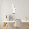 thumbnail image 3 of White Statue Of Liberty Metal Wall Art | ACP Wall Hanging Décor | 46 Inch x 15.5 Inch Approx. | Loops n Knots, 3 of 8