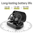 thumbnail image 4 of 20 Hours Playtime Swimming Waterproof Bluetooth Headphones Dual Wear Sports Wireless Headphones Tws Ipx7 Earbuds Stereo Green, 4 of 5