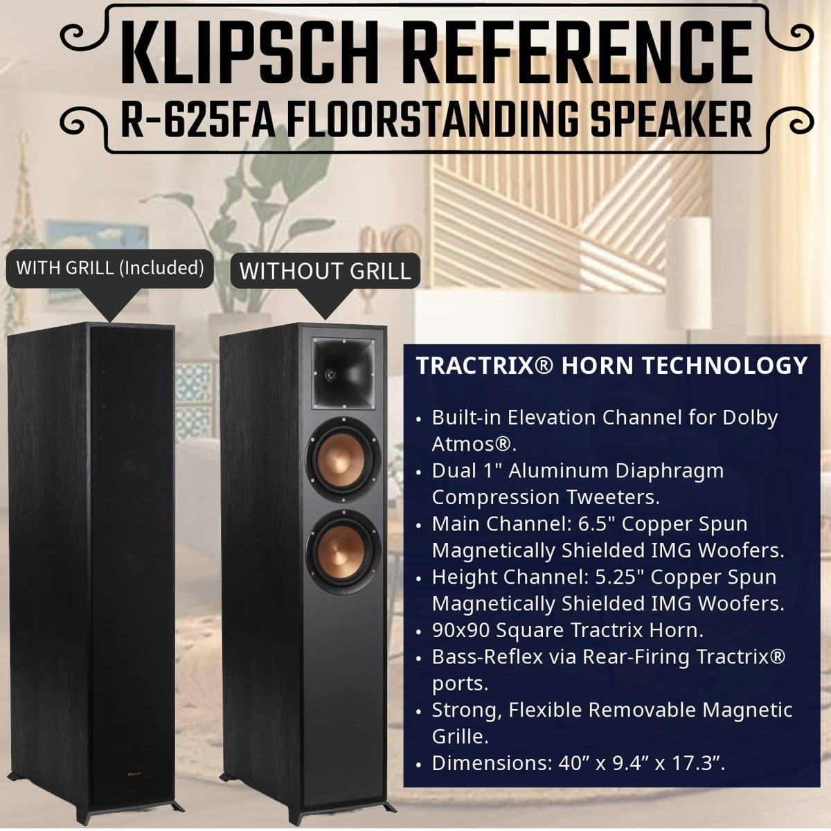 Klipsch Reference 5.2 Home Theater System Audio & Video Receivers with MusicCast