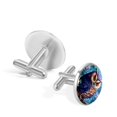 thumbnail image 3 of Owl Stainless Steel Silver Jewelry Cufflinks for Formal Attire and Business Meetings, 3 of 6