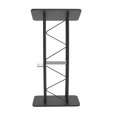 thumbnail image 4 of FixtureDisplays® Curved Podium, Truss Metal/ Wood Pulpit Lectern With A Saucer 11568, 4 of 7