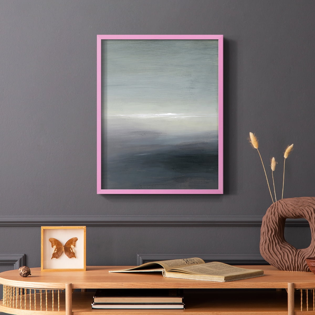 Windy Moor II Framed Print - Solid Wood in Single Picture Frame Solid Wood 2 Framed Print