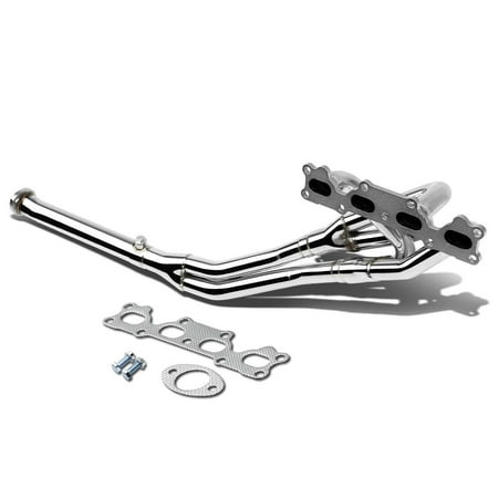 Miata Performance Exhaust - For 90-93 Mazda Miata MX5 1.6L Chrome 4-2-1 Tri-Y Performance Header Exhaust Manifold