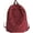 Red, variant on vintage canvas backpack for women men travel backpack solid color simple backpack laptop backpack rucksack (brown)