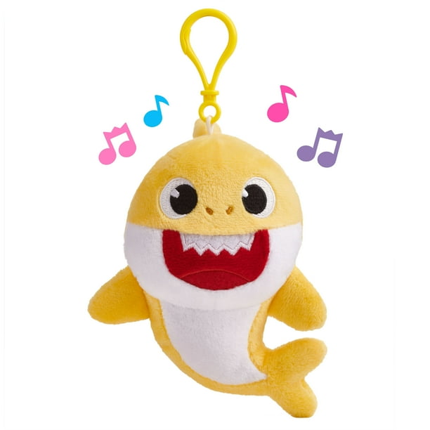 Pinkfong Baby Shark Singing Plush Clips Baby Shark By Wowwee Walmart Com Walmart Com