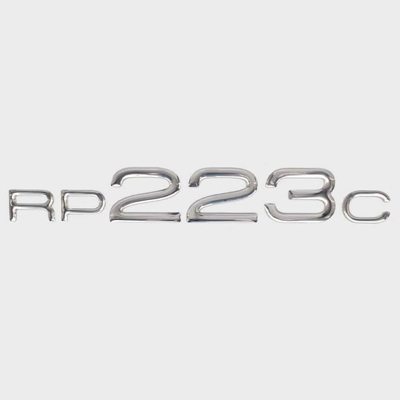 Ranger Boat Raised Emblem Decal 302660 | RP 223 C Silver Sticker