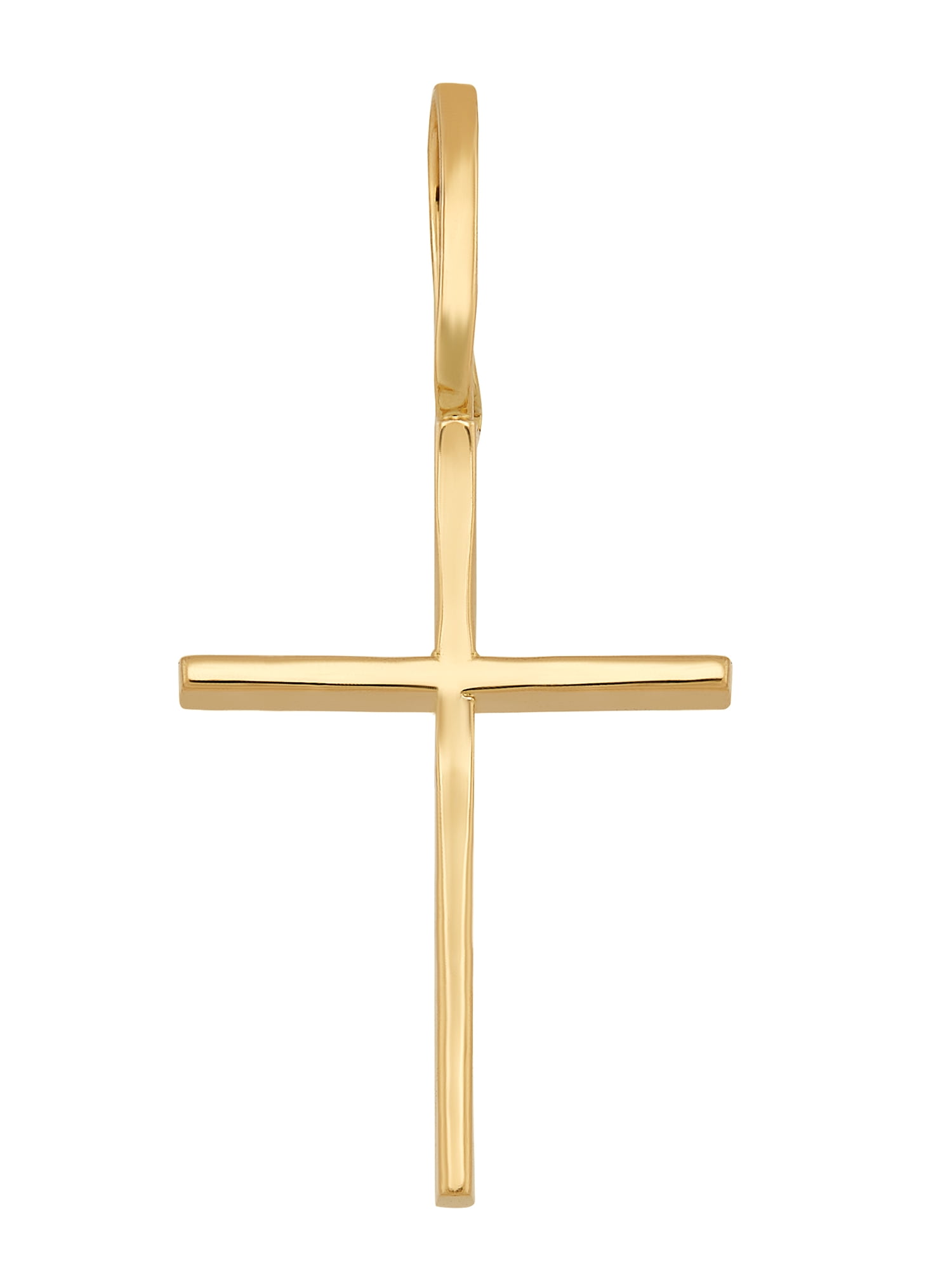 Brilliance Fine Jewelry 10K Stick Cross Pendant Charm