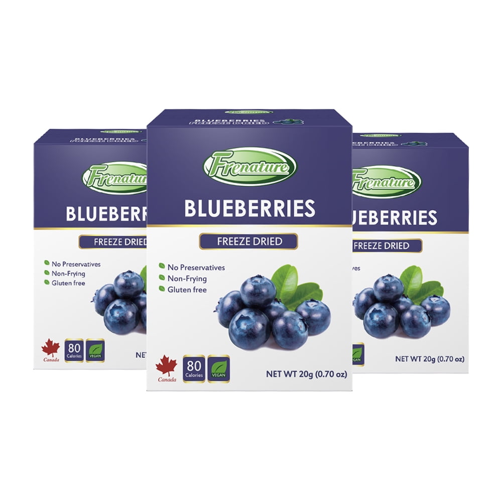 Frenature Freeze Dried Blueberry, 100 Natural Freeze Dried Fruits