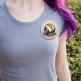 thumbnail image 2 of Beach Volleyball Cartoon Pinback Button Pin, 2 of 4