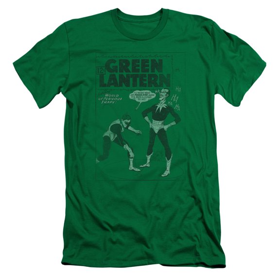 Green Lantern Perilous Trap S/S Adult 30/1 T-Shirt Kelly Green